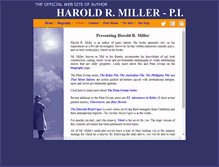 Tablet Screenshot of haroldrmiller.com